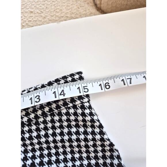 Focus 2000 Womens Skirt Size 8 Maxi Modest Herringbone Black White Y2K - Picture 5 of 6